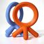 Comotomo Silicone Baby Teether, Color: Orange, 2 image