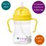 b.box Sippy Cup | Drink from Any Angle | Fliptop, Weighted Straw, Leak Proof & Easy Grip | From 6m+ | 240ml, Color: Lemon, 2 image