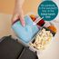 b.box Silicone Lunch Pocket Reusable Silicone Sandwich Pouch, Color: Ocean, 5 image