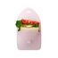 b.box Silicone Lunch Pocket Reusable Silicone Sandwich Pouch, Color: Berry