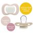 B.Box Silicone Pacifier 6–18 Months (Pack of 2), Color: Blush/Latte, 2 image