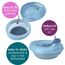 b.box Fill + Feed Reusable Silicone Food Pouch 110ml, Color: Blue, 2 image