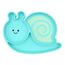 Melii Silicone Suction Plate Butterfly, Color: Blue
