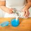 BabyJem Powder Food Container 3 Servings, Color: Blue, 2 image