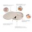b.box Silicone Suction Plate with Lid , Color: Latte, 2 image