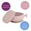 b.box Silicone Bowl with Lid, Color: Blush, 2 image
