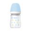 Farlin Grow With Colors PP Wide Neck Bottle Feeding 150ml 0M+, Color: Blue