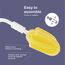 Farlin Rotatable Sponge Replaceable Bottle Brush 1PCS, 5 image