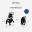 Hamilton by Yoop T1 Buggy 360° Rotating Seat MagicFold Technology Lightweight Folding Stroller, Color: Kaki, 3 image