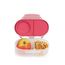 b.box Snackbox Mini Bento Lunch Box, Color: Flamingo Fizz