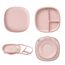 b.box 2 in 1 Suction Plate with Removable Divider, Color: Blush