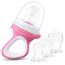 Babyjem Silicone Fruit & Vegetable Feeder 6+ Months, Color: pink