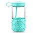Melii Spikey Water Bottle 17oz, Color: Blue, 3 image