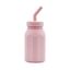 Melii Silicone Water Bottle with Straw 230 ml, Color: pink