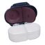 B.Box Mini Bento Snackbox – 2 Compartments, Color: Navy Blue, 3 image