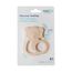 BabyJem Silicone Elephant Teether with Stainless Steel Core, Color: pink, 4 image
