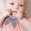 Babyjem Amigurumi Wooden Ring Teether for Baby 4+ Months, Color: yellow, 2 image