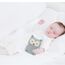 Babyjem Cherry Seeds Filled Velvet Colic Owl Shaped Pillow 0 Months+, Color: Green, 2 image