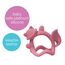 b.box Wrist Teether Soft Silicone Teething Toy 3m+, Color: Blush, 2 image