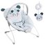 MoMi Glossy Baby Bouncer, Color: Grey, 2 image