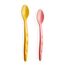 Babyjem Baby Food Spoon 2 Pcs, Color: Pink-Yellow, 3 image