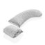 Babyjem Flower Head Supported Breast Feeding Pillow, Color: Grey, 2 image