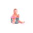 Babyjem Anti-Slip Baby Bath & Feeding Seat 6+ Months, Color: Grey & Pink, 4 image