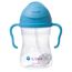 b.box Sippy Cup | Drink from Any Angle | Fliptop, Weighted Straw, Leak Proof & Easy Grip | From 6m+ | 240ml, Color: Blue