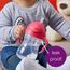 B.Box Sippy Cup with Weighted Straw, Color: Boysenberry, 4 image