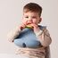 B.Box Silicone Bib with Stay Open Catcher, Color: Blush, 6 image