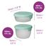 Snack Tubs, Color: Forest, 3 image