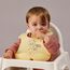 B.Box Silicone Bib with Stay Open Catcher, Color: yellow, 5 image