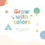 Farlin Grow With Colors PP Wide Neck Drinking Cup with Handle 270ml 6M+ Sliding Lid, Color: yellow, 9 image