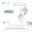 Farlin PA Wide Neck Feeding Bottle 180ml, Color: Blue, 10 image
