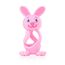 brush-baby Bobbie Bunny Teether 3D, Color: pink