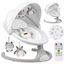 MoMi Kenani Electric Baby Bouncer, Color: Light Grey, 6 image