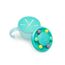 Melii Abacus Snack Container with Finger Trap, Color: Turquoise, 3 image