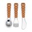 Melii Utensil Set Cat & Bulldog 6 Pcs, Color: Brown & Blue, 2 image