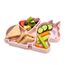 Melii Divided Silicone Suction Plate, Color: pink, 2 image