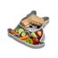 Melii Divided Silicone Suction Plate, Color: Grey, 3 image