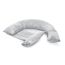 Babyjem Pregnancy Back Support & Feeding Pillow, Color: Grey