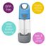 B.Box 450ml Tritan Drink Bottle, Color: Blue Slate, 2 image