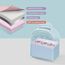 Sunveno Insulated Lunch Bag With Thermo Box And 4 Pcs Ice Pack Set, Color: pink, 13 image