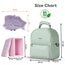 Sunveno Insulated Lunch Bag With Thermo Box And 4 Pcs Ice Pack Set, Color: Green, 12 image