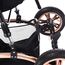 Teknum 3In1 Baby Stroller Travel System Sleeping Bassinet Extra Wide Seat 360° Rotating Wheels Fully Reclinable Car Seat Compatible Coffee Holder Spill Proof Mat 0-3 Years, Color: Black & Gold, 14 image