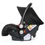 Teknum 3In1 Baby Stroller Travel System Sleeping Bassinet Extra Wide Seat 360° Rotating Wheels Fully Reclinable Car Seat Compatible Coffee Holder Spill Proof Mat 0-3 Years, Color: Black & Gold, 8 image