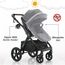 Teknum 3In1 Compacto Baby Stroller With Bassinet Air Cabin Friendly 0-36 Months, Color: Dark Grey, 11 image