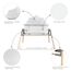 Teknum 3In1 Baby Rocker Bassinet Infant Crib With Mosquito Net 0-6 Months, Color: White, 8 image