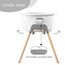 Teknum 3In1 Baby Rocker Bassinet Infant Crib With Mosquito Net 0-6 Months, Color: White, 11 image
