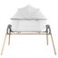 Teknum 3In1 Baby Rocker Bassinet Infant Crib With Mosquito Net 0-6 Months, Color: White